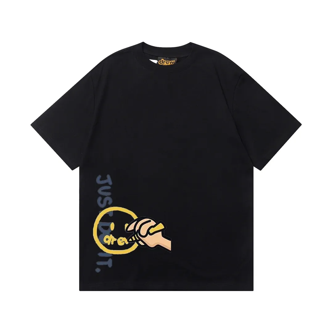 D 036 9 2023SS Same Style drew T g , ！ Quality！！ ， Quality！！ ， ！！ ， ， ， ， ， 。 Sizes：S M L XL ：Black White Royal Blue Red Brown White Orange